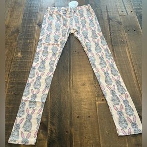 Dot Dot Smile size 5/6, 7 or 8/10 girls bunny leggings New